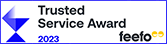 Trusted Service Award 2023 feefo